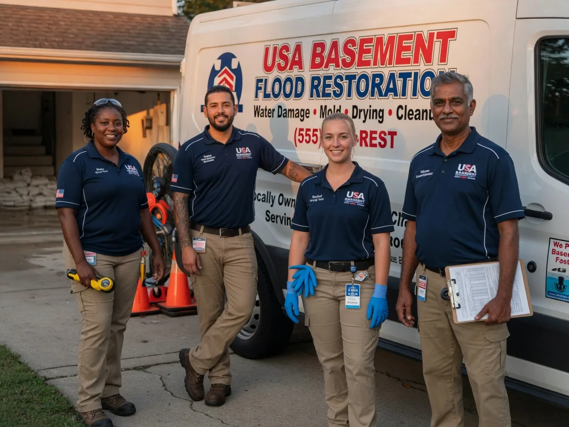 Basement Flood Cleanup company in Lequire, OK