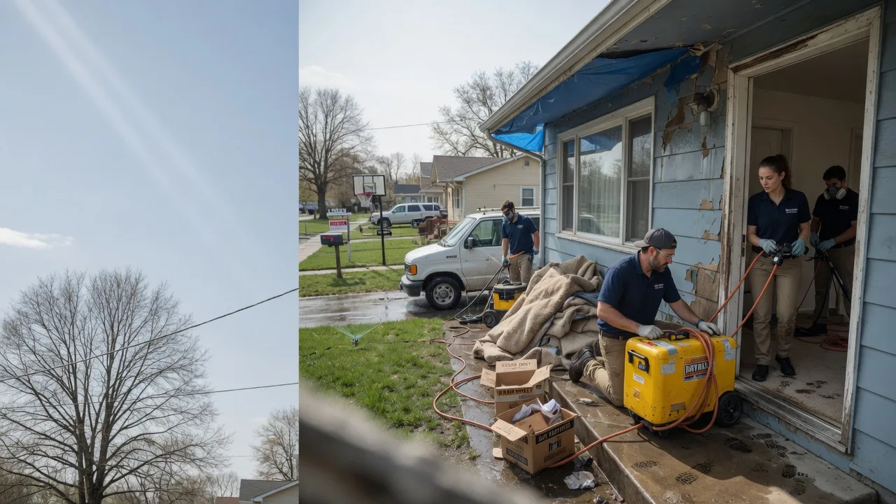 Basement Flood Cleanup in Lequire, OK near me